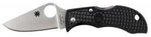 Spyderco Manbug 1.95" Folding Plain VG-10 Stainless Steel Blade FRN Black Handle - MBKP Spyderco Manbug 1.95" Folding Plain VG-10 Stainless Steel Blade FRN Black Handle - MBKP