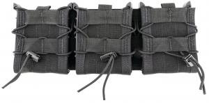 High Speed Gear Triple TACO Shingle Mag Pouch Black Nylon w/Polymer Divider Holds 3 Rifle Mags - 45TA00BK