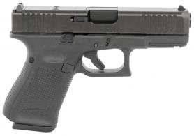 Glock G23 Gen5 Compact MOS 40 S&W 4.02" 13+1 Overall Black Finish with nDLC Steel with Front Serrations & MOS Cuts - G23513MOSAUT Glock G23 Gen5 Compact MOS 40 S&W 4.02" 13+1 Overall Black Finish with nDLC Steel with Front Serrations & MOS Cuts - G23513MOSAUT