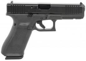 Glock UA225S203 G22 Gen5 40 S&W 4.49" 15+1 Overall Black Finish with nDLC Steel with Front Serrations Slide, Rough Texture Inter