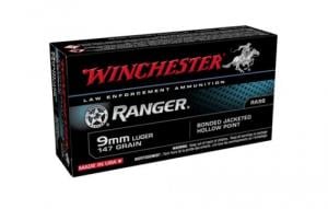 Winchester Ammo Ranger Bonded 9mm 140 gr Jacketed Hollow Point (JHP) 50 Bx/ 10 Cs - Q4392