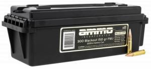 Ammo Inc 300B150FMJB200 Signature 300 Blackout 150 gr Full Metal Jacket (FMJ) 200 Per Box/6 Cs - 1152