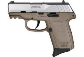 SCCY CPX-2 Gen3 Flat Dark Earth/ Stainless Steel 9mm Pistol - CPX2TTDEG3