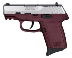 SCCY CPX-2 Gen3 Crimson/Stainless 9mm Pistol - CPX2TTCRG3