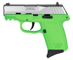 SCCY CPX-2 Gen3 Lime/Stainless 9mm Pistol