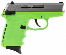 SCCY CPX-1 Gen3 RD Lime/Stainless 9mm Pistol - CPX1TTLGRDRG3