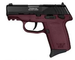 SCCY CPX-2 Gen3 RD Crimson/Black 9mm Pistol - CPX2CBCRRDRG3
