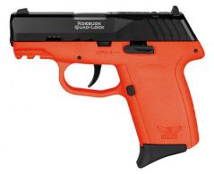 SCCY CPX-2 Gen3 RD Orange/Black 9mm Pistol - CPX2CBORRDRG3