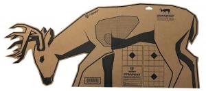Triumph Systems Downwind Deer Cardboard Standing Rifle 40"W x 17.50"H Black/Brown 1 Target - 020020000