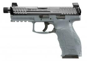 Heckler & Koch H&K VP9 Tactical 9mm Luger 4.70" TB 10+1 Gray Finish Frame with Black Steel