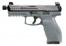 Heckler & Koch H&K VP9 Tactical 9mm Luger 4.70 TB 10+1 Gray Finish Frame with Black Steel