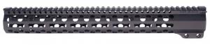 Bowden Tactical Foundation Handguard M-LOK Style made of 6061-T6 Aluminum with Black Anodized Finish, Picatinny Rail & 15 - J23015 Bowden Tactical Foundation Handguard M-LOK Style made of 6061-T6 Aluminum with Black Anodized Finish, Picatinny Rail & 15 - J23015