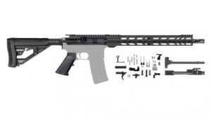 Aim Sports Complete AR-15 Build Kit 5.56x45mm NATO 16" Black Hardcoat Anodized Aluminum Rec Chrome Moly Barrel with Mid- - AR5CUB5