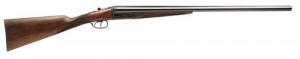 Dickinson Estate SxS 12 Gauge 26" 2rd 3" Color Case Hardened Rec Blued Barrel Fixed Turkish Walnut Stock Right Hand Inc - ST1226DH