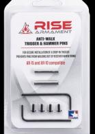 Rise Armament Anti-Walk Pin Set Stainless Steel for AR-15 & AR-10 - 12005 Rise Armament Anti-Walk Pin Set Stainless Steel for AR-15 & AR-10 - 12005