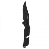 S.O.G Trident AT 3.70" Folding Clip Point Plain Titanium Nitride Cryo D2 Steel Blade GRN Blackout Handle Features L - SOG-11-12-05 S.O.G Trident AT 3.70" Folding Clip Point Plain Titanium Nitride Cryo D2 Steel Blade GRN Blackout Handle Features L - SOG-11-12-05