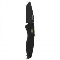 S.O.G Aegis AT 3.13" Folding Drop Point Plain Titanium Nitride Cryo D2 Steel Blade GRN Black w/Moss Accents Handle - SOG-11-41-09 S.O.G Aegis AT 3.13" Folding Drop Point Plain Titanium Nitride Cryo D2 Steel Blade GRN Black w/Moss Accents Handle - SOG-11-41-09