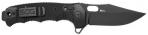 S.O.G Seal XR USA Made 3.90" Folding Clip Point Plain Black Cerakote S35VN Steel Blade GRN Black Handle - SOG-12-21-02