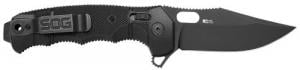 S.O.G Seal XR USA Made 3.90" Folding Clip Point Plain Black Cerakote S35VN Steel Blade GRN Black Handle - SOG-12-21-02 S.O.G Seal XR USA Made 3.90" Folding Clip Point Plain Black Cerakote S35VN Steel Blade GRN Black Handle - SOG-12-21-02