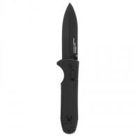 S.O.G Pentagon XR 3.60" Folding Spear Point Plain Black Titanium Nitride Cryo CTS XHP Blade/G10 Blackout Handle
