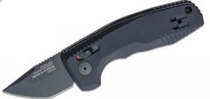 S.O.G SOG-TAC Auto Compact *CA 1.96" Folding Tanto Plain Titanium Nitride Cryo D2 Steel Blade Black Micro-Textured - SOG-15-38-14 S.O.G SOG-TAC Auto Compact *CA 1.96" Folding Tanto Plain Titanium Nitride Cryo D2 Steel Blade Black Micro-Textured - SOG-15-38-14