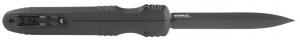 S.O.G Pentagon Auto 3.79" OTF Spear Point Plain Black Titanium Nitride Cryo CPM S35VN Blade/Aluminum Blackout Handl - SOG-15-61-01