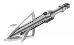 Bloodsport Gravedigger Hybrid Mechanical Cut-On-Contact Tip Stainless Steel Blades Silver 100 gr 3 Broadheads - BLS-10775 Bloodsport Gravedigger Hybrid Mechanical Cut-On-Contact Tip Stainless Steel Blades Silver 100 gr 3 Broadheads - BLS-10775