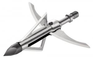 Bloodsport Gravedigger Hybrid Mechanical Chisel Tip Stainless Steel Blades Silver 100 gr 3 Broadheads - BLS-10777 Bloodsport Gravedigger Hybrid Mechanical Chisel Tip Stainless Steel Blades Silver 100 gr 3 Broadheads - BLS-10777