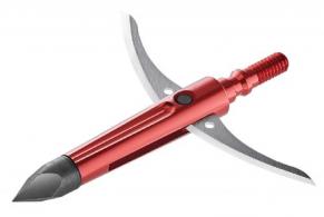 Bloodsport Night Fury Extreme Cross-Opening Mechanical Chisel Tip Stainless Steel Blades Red 100 gr 3 Broadheads - BLS-10818