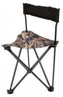 Ameristep Tripod Stool w/Back Swivel Mossy Oak Break-Up Country Heavy Duty Fabric/Steel - AMSAMEFT1013