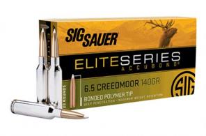 Sig Sauer Elite Hunting 6.5 Creedmoor 140 gr AccuBond 20 Bx/ 10 Cs - E65CMAB14020