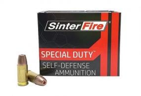 Sinterfire Special Duty Pistol Ammo 10mm 125 gr. Hollow Point 20 rd. - SF10125SD Sinterfire Special Duty Pistol Ammo 10mm 125 gr. Hollow Point 20 rd. - SF10125SD