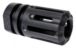 Angstadt Arms Flash Hider Black Hardcoat Anodized Steel with 1/2"-28 tpi Threads 1.75" OAL for 9mm Luger
