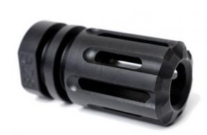 Angstadt Arms Flash Hider Black Hardcoat Anodized Steel with 1/2"-28 tpi Threads 1.42" OAL for 9mm Luger - AA093LHB28
