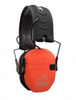 Walker's Razor Slim Electronic Muff Polymer 23 dB Over the Head Blaze Orange Ear Cups with Black Headband Adult - GWP-RSEM-BLZ