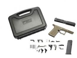 Polymer80 PFC9 Serialized Compact AFT Kit 9mm Luger Flat Dark Earth Polymer Frame Aggressive Textured Flat Dark Ear - PFC9AFTFDE Polymer80 PFC9 Serialized Compact AFT Kit 9mm Luger Flat Dark Earth Polymer Frame Aggressive Textured Flat Dark Ear - PFC9AFTFDE