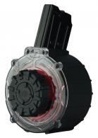 Typhoon Defense Drum Magazine Black & Red 20rd 12 GA for Typhoon Defense X12/F12 - BRDMBK02