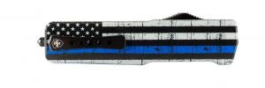 Templar Knife Premium Lightweight 3.50" OTF Tanto Part Serrated Black Oxide Stonewashed Powdered D2 Steel Blade/Black & - LABTB52 Templar Knife Premium Lightweight 3.50" OTF Tanto Part Serrated Black Oxide Stonewashed Powdered D2 Steel Blade/Black & - LABTB52