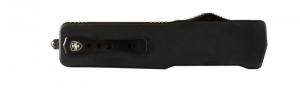 Templar Knife LZBR121 Premium Weighted Large 3.55" OTF Dagger Plain Black Oxide Stonewashed Powdered D2 Steel Blade/5.25" Black - LZBR121