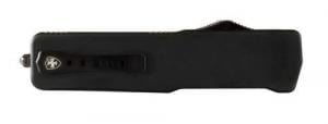 Templar Knife LZBR321 Premium Weighted Large 3.55" OTF Drop Point Plain Black Oxide Stonewashed Powdered D2 Steel Blade/5.25" Bl - LZBR321 Templar Knife LZBR321 Premium Weighted Large 3.55" OTF Drop Point Plain Black Oxide Stonewashed Powdered D2 Steel Blade/5.25" Bl - LZBR321