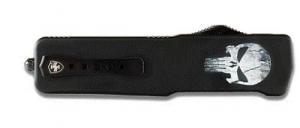 Templar Knife LZBRF321 Premium Weighted Large 3.55" OTF Tanto Plain Black Oxide Stonewashed Powdered D2 Steel Blade/5.25" Betsy - LZBRF321