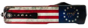 Templar Knife LZBRF321 Premium Weighted Large 3.55" OTF Tanto Plain Black Oxide Stonewashed Powdered D2 Steel Blade/5.25" Betsy - LZBRF321 Templar Knife LZBRF321 Premium Weighted Large 3.55" OTF Tanto Plain Black Oxide Stonewashed Powdered D2 Steel Blade/5.25" Betsy - LZBRF321