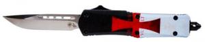 Templar Knife Neck 2.46" Fixed Tanto Plain Powder Coated D2 Steel Blade - NTKR222
