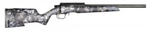 Christensen Arms 801-12006-00 Ranger 22 22 LR Caliber with 18 Carbon Fiber/Threaded Barrel, Black Anodized Metal Finish & Fixed