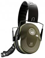 Beretta USA Safety Pro Muff 25 dB Green Ear Cups with Black Headband & White Accents - CF1000000207SS Beretta USA Safety Pro Muff 25 dB Green Ear Cups with Black Headband & White Accents - CF1000000207SS