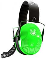 Beretta USA Safety Pro Muff 25 dB Florescent Green Ear Cups with Black Headband & White Accents - CF1000000207FF