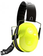 Beretta USA Safety Pro Muff 25 dB Florescent Yellow Ear Cups with Black Headband & White Accents - CF1000000202FF