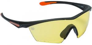 Beretta USA Clash Shooting Glasses Yellow Lens Black with Orange Accents Frame - OC031A23540229UNI