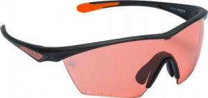 Beretta USA Clash Shooting Glasses Scarlet Lens Black with Orange Accents Frame - OC031A2354039FUNI