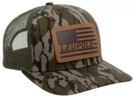 Leupold Icon Trucker Hat Mossy Oak/Terra/Charcoal Adjustable Snapback OSFA Semi-Structured - 182544